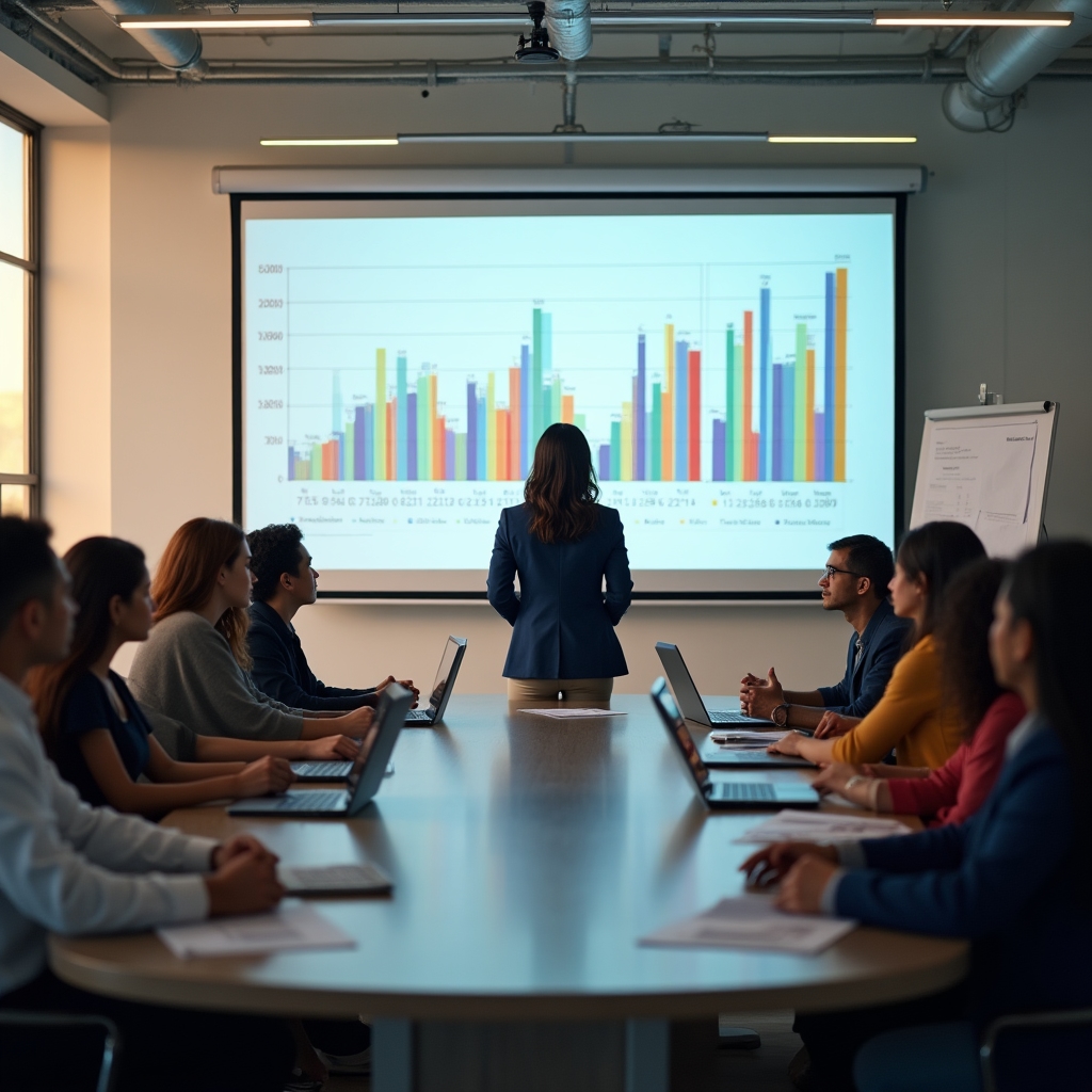 Participants in an inflation education seminar in Colombia