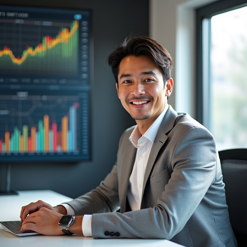 Male economic analyst at Soluciones Horizonte COI